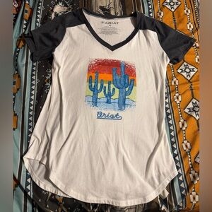 Ariat Black and White Graphic Tee